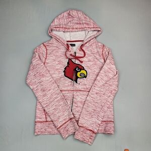 5th & Ocean Red and White Knit Top University Of Lousville